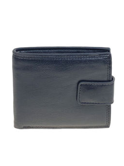 Мужское портмоне из искусственной кожи, цвет черный