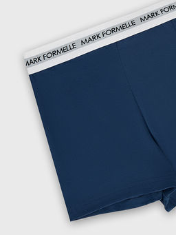 Цена за 2 штуки! Трусы боксеры мужские синие - Mark formelle фото 8