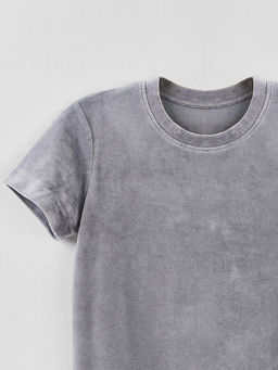 Комплект домашний для девочек серый велюровый - Mark formelle фото 5