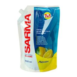 САРМА ср-во д/мытья посуды 1л Лимон дой-пак