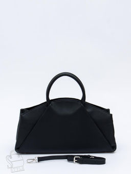 Сумка женская кожаная 1009M black Polina&Eiterou  в Новосибирске