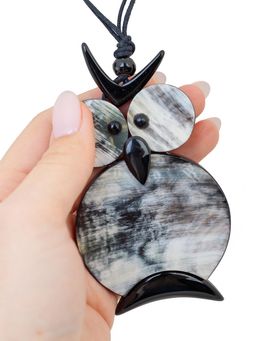 Украшение с подвеской из рога № Р-4589 - Ганг фото 3