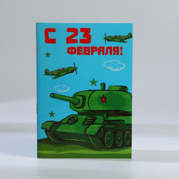 Цена за 3 шт. Блокнот в мягкой обложке А6, 16 л Танк