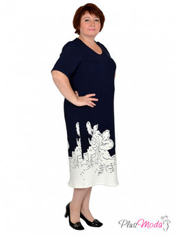 Платье Модель №501 размеры 44-82 - Plusmoda фото 9