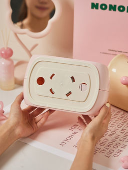 Салфетница Glossy bow, green (21*12,5*12,5 см)