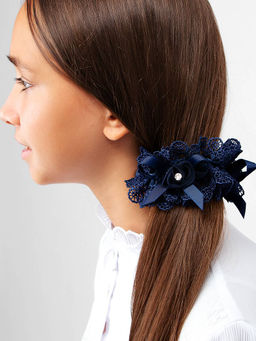 Резинка для волос Соль&Перец темно-синий