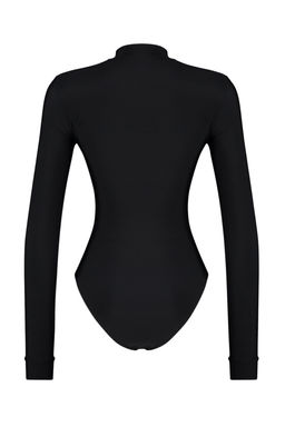 TRENDYOLMILLA Siyah Fermuarl? Uzun Kollu Regular Mayo TBESS24MA00142  фото 11