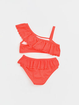 Tek Omuzlu F?rf?rl? K?z ?ocuk Bikini