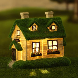 Садовый фонарь Домик Феи 20х10х16см - Take it easy фото 2