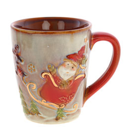 Кружка, L13 W9,5 H11,5 см, 450 мл, 4в. ( в подарочной упаковке)