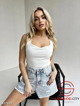 Майка женская однотонная - Fiona фото 3