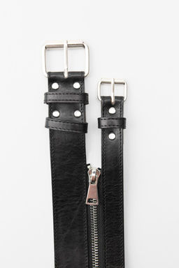 ZIP WAIST BELT WITH DOUBLE BUCKLE - Zara фото 4