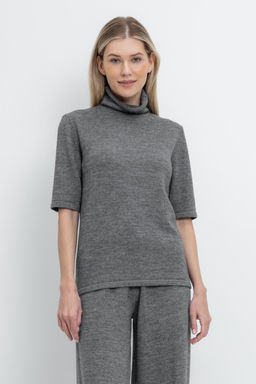 ЕВ 30146/ш/тем.серый меланж джемпер жен