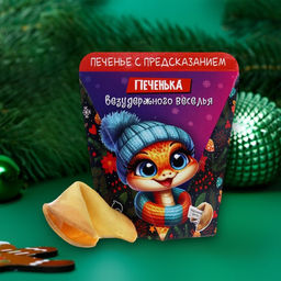 Цена за 2 шт. Печенье с предсказанием Безудержного веселья, 6 г - Фабрика счастья фото 10