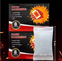 Грелки для рук и ног 9х5см, в упаковке 2шт, 8часов тепла