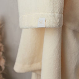 Халат махровый мужской SL HOME: Basic «Айвори», размер S, хлопок 100%, молочный