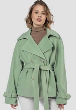 Пальто женское демисезонное (пояс)