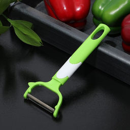 Цена за 2 шт. Овощечистка Доляна Ритм, 15 см, цвет МИКС фото 6