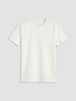 Bisiklet Yaka Basic K?z ?ocuk Ti??rt