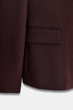 FITTED BLAZER WITH SHOULDER PADS - Zara фото 7