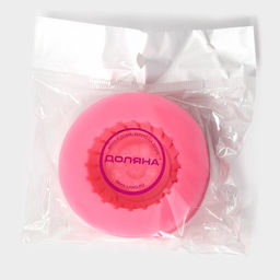 Молд Доляна «Шина», силикон, d=6.5 см, розовый