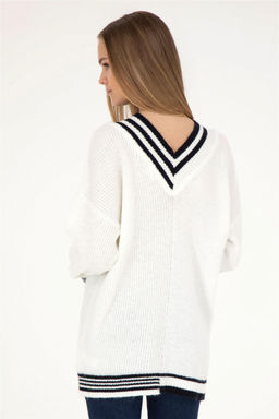 Женский кремовый свитер - U.s. polo assn фото 5