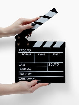 Кинохлопушка режиссёра, черная, 20×20 см