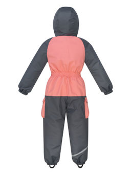Комбинезон демисезонный серыйперсиковый