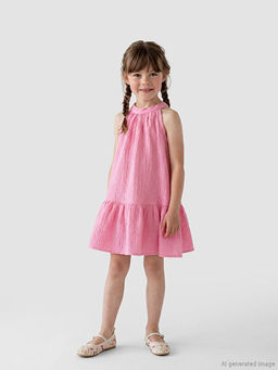 Halter Yaka K?z ?ocuk Elbise