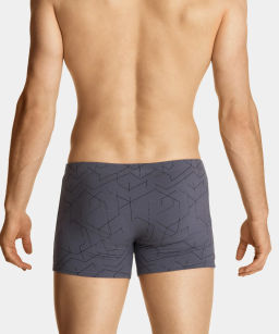 3MH-171 Трусы шорты Line - набор 3 шт. черный + желтый + серый - Atlantic фото 8