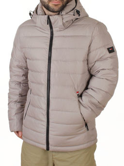 D6243 GRAY/BEIGE Куртка мужская зимняя (200 гр. холлофайбер)