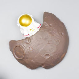 Фигурка-настенная, панно полистоун «Астронавт на планете», декор, 22×21.5×5.5 см