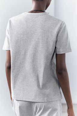HEAVY COTTON T-SHIRT - Zara фото 45