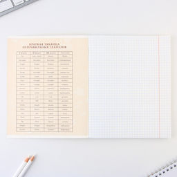 Предметная тетрадь, 48 листов, КОТ, со справочными материалами Английский язык, обложка мелованный картон 230 гр., внутренний блок в клетку 80 гр., белизна 96%,блок №1. - Artfox study фото 3