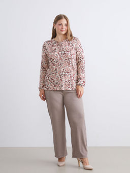 Beli Lastikli Dokulu Kad?n Pantolon