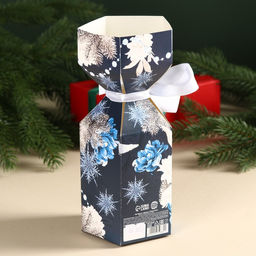 Чай чёрный С Новым годом с чабрецом, в коробке конфете, 100 г. - Фабрика счастья фото 4