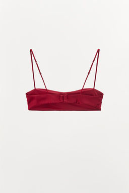 LIMITED EDITION SILK BANDEAU BRALETTE - Zara фото 3