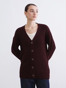 V Yaka Kad?n Triko H?rka