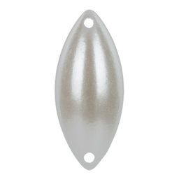 Бусина Zlatka пластик JJBH-04 9 x 20 мм 5 х 15 шт №01 Жемчужный  фото 3