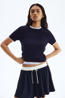 Camiseta en punto trenzado - H&m фото 3