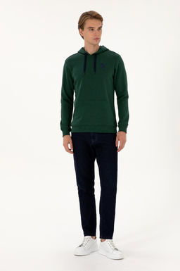 Erkek Koyu Ye_il Basic Sweatshirt Sepette S_rpriz _ndirim - U.s. polo assn фото 4