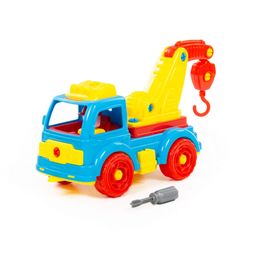 Конструктор-транспорт Автомобиль-эвакуатор (38 элементов) (в коробке) - Полесье фото 2