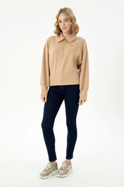Женский свитшот песочного цвета - U.s. polo assn фото 11