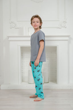 Пижама подростковая из кулирки Фантазия машинки - Амадэль фото 2