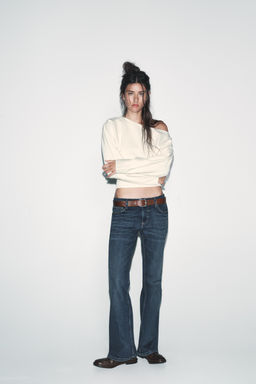 ASYMMETRIC COTTON SWEATSHIRT