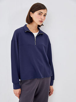 Fermuarl? Kad?n Sweatshirt