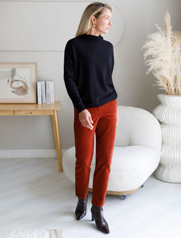 D24.283 Брюки женские терракотовый