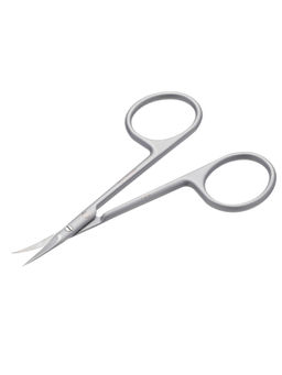 Frau Finger Ножницы маникюрные для кутикулы изогнутые / Premium PS 27, матовые, ручная заточка, 10 см