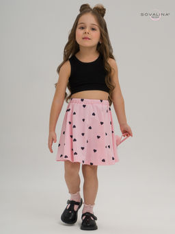 Костюм Мальвина КТ черный-черные сердечки - Sovalina фото 15