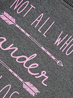 Толстовка для девочки UD 2072 сер/роз - Mini maxi фото 6